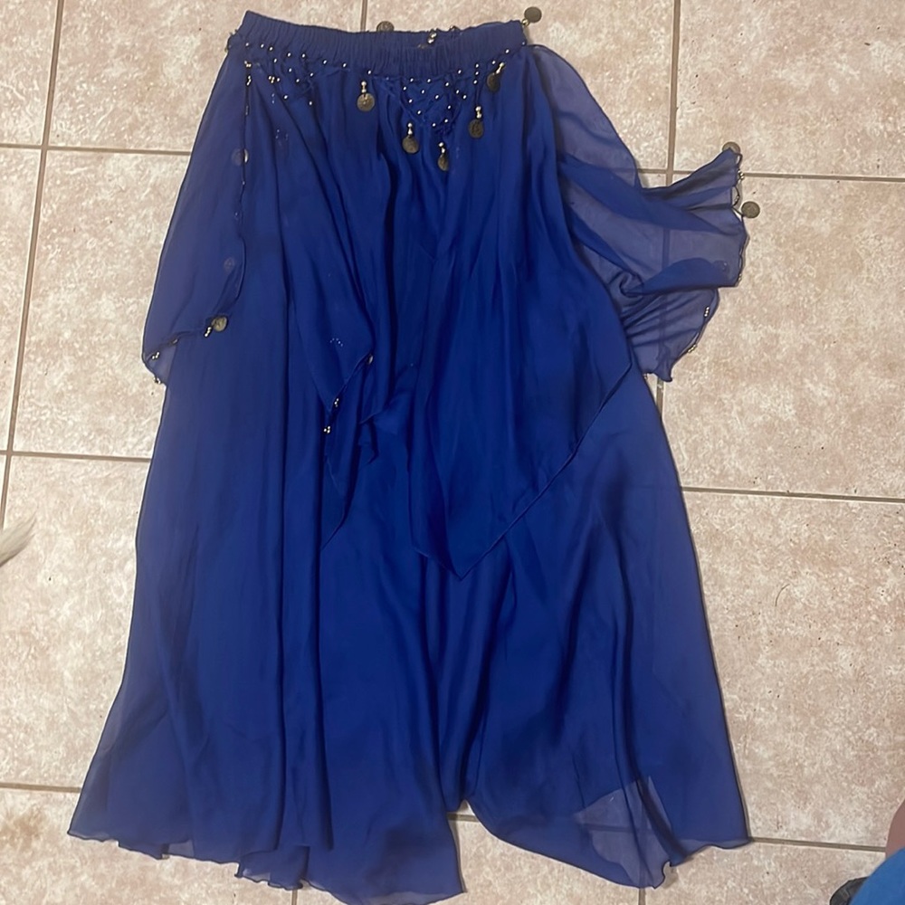 Blue Bellydancer Skirt